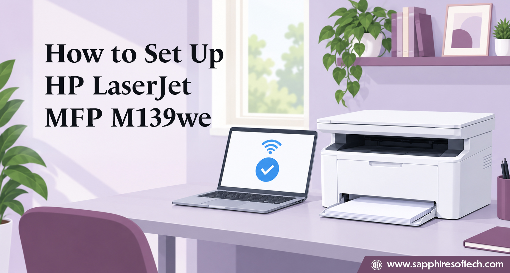 How to Set Up HP LaserJet MFP M139we