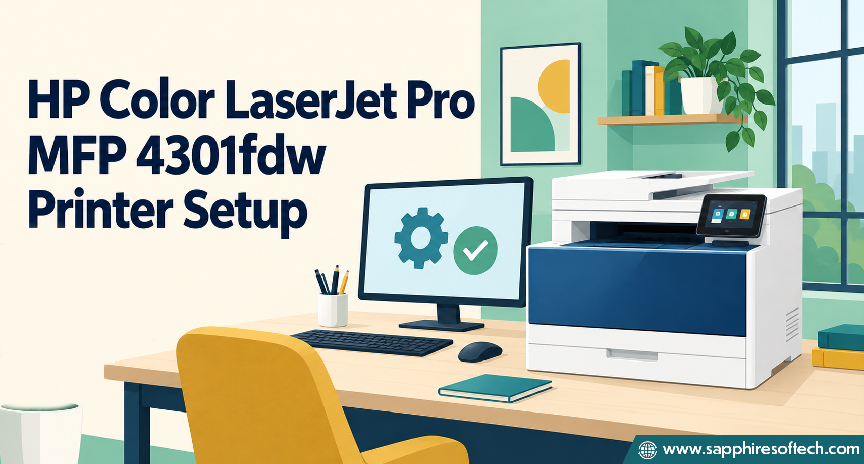 HP Color LaserJet Pro MFP 4301fdw Printer Setup: Steps Guide for Windows, Mac & Mobile