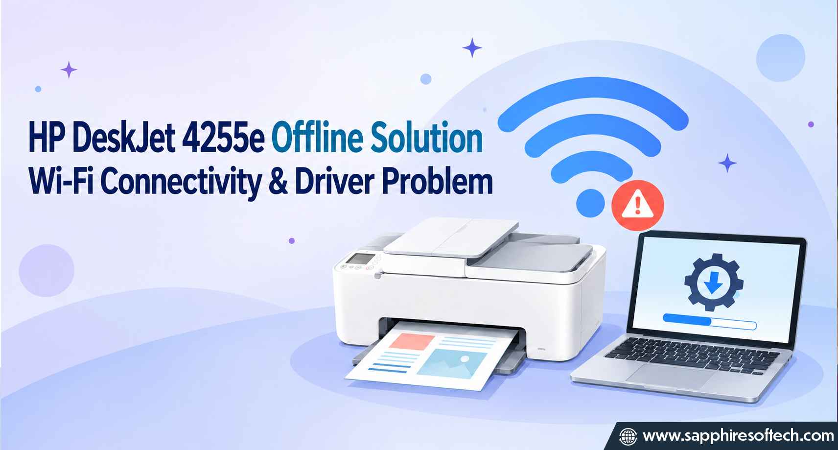HP DeskJet 4255e Offline Solution: Wi-Fi Connectivity & Driver Problem