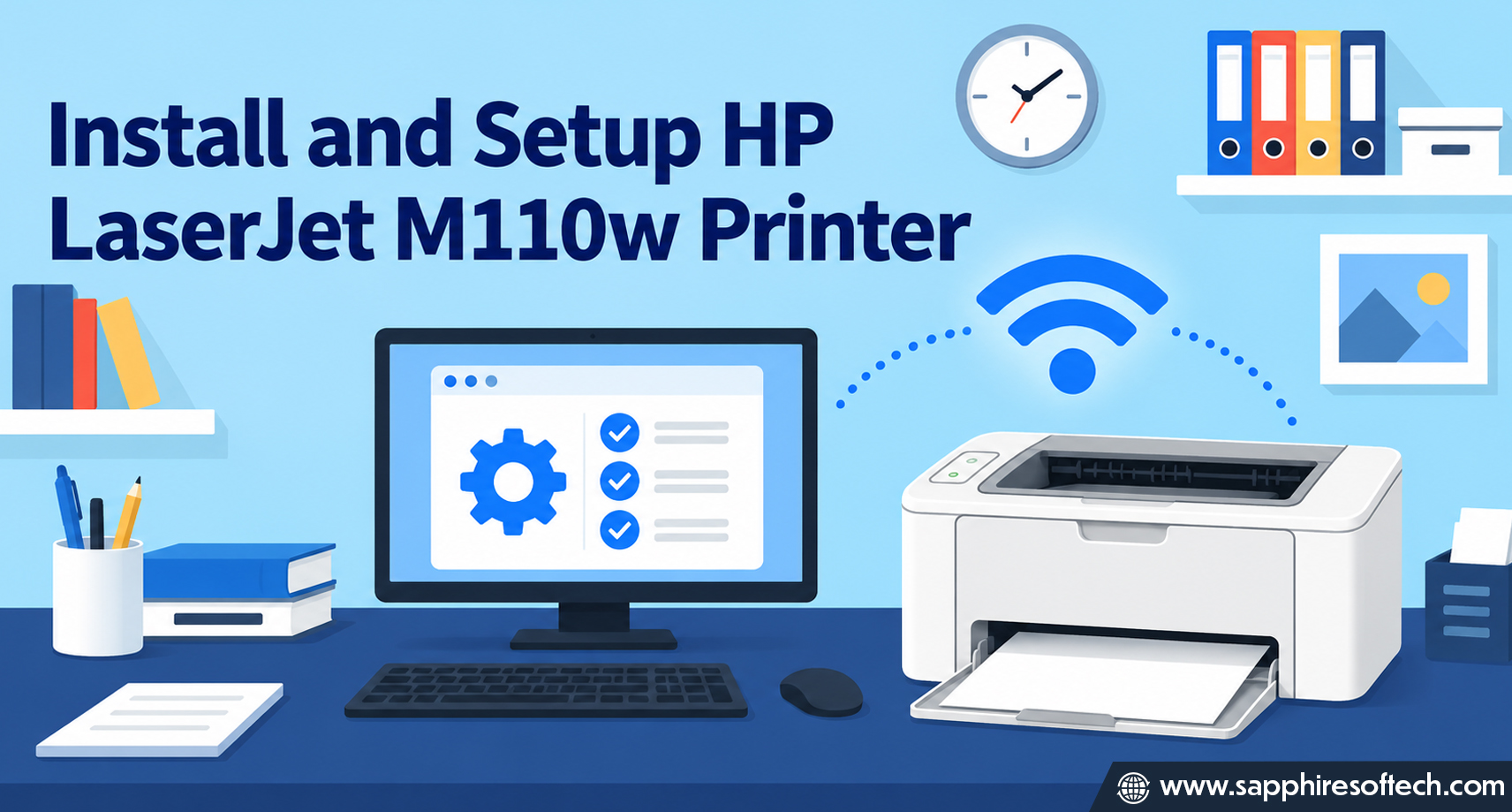 How To Install and Setup HP LaserJet M110w Printer [Guide]
