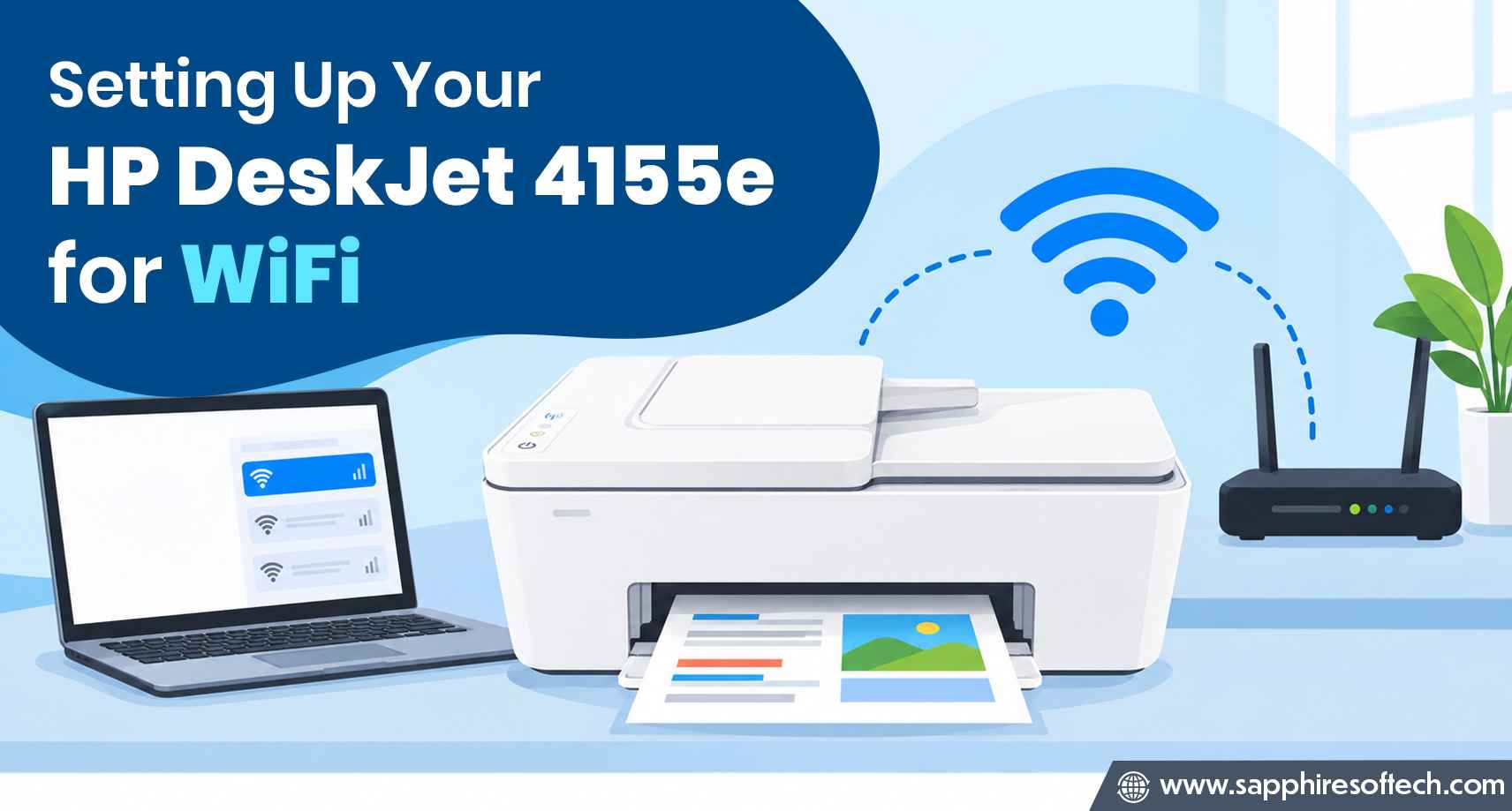 HP Deskjet 4155e WiFi Setup: Unleashing The Power of WiFi Printing
