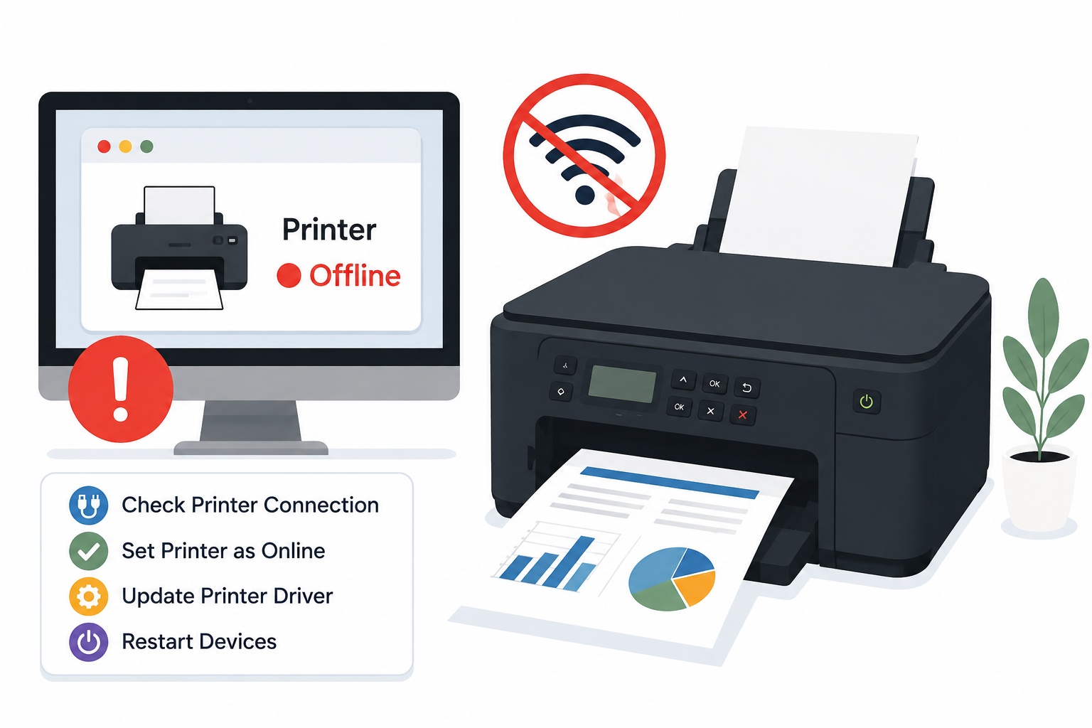 Canon PIXMA TR4720 Printer Offline